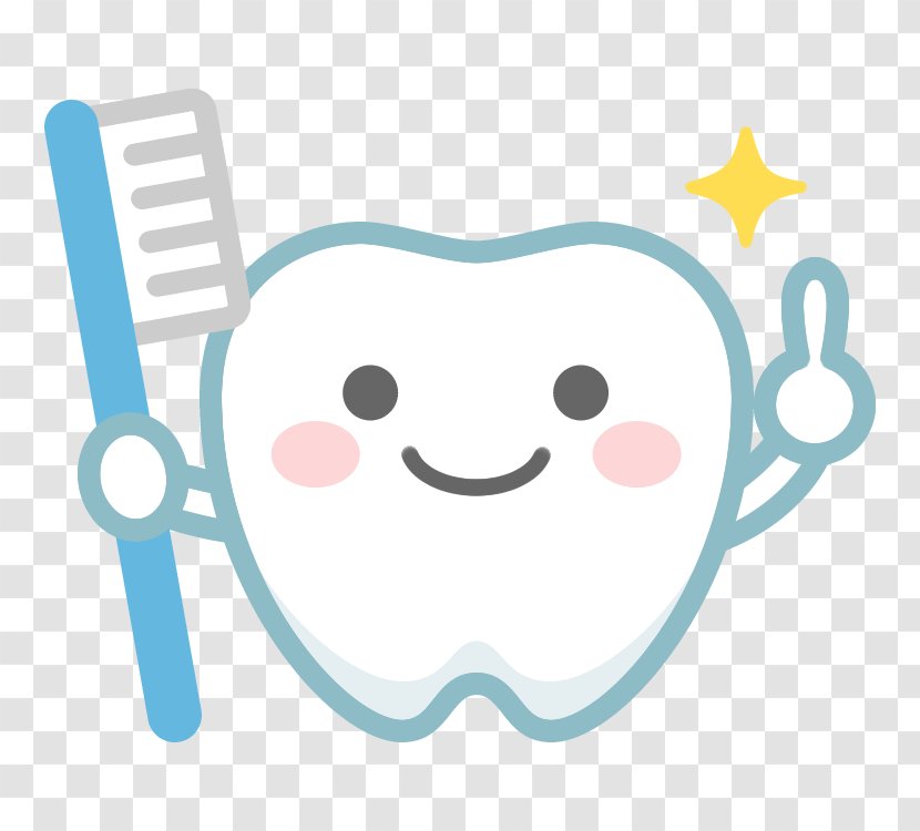 Dentistry Happi Dental Clinic Tooth - Cartoon - Silhouette Transparent PNG