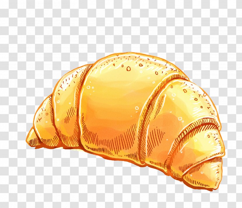 Croissant Food Bread Illustration - Royaltyfree Transparent PNG