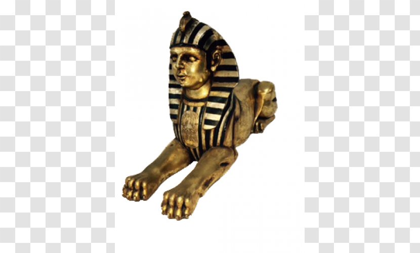 01504 Statue - Brass - Egypt Pyramids Sphinx Transparent PNG