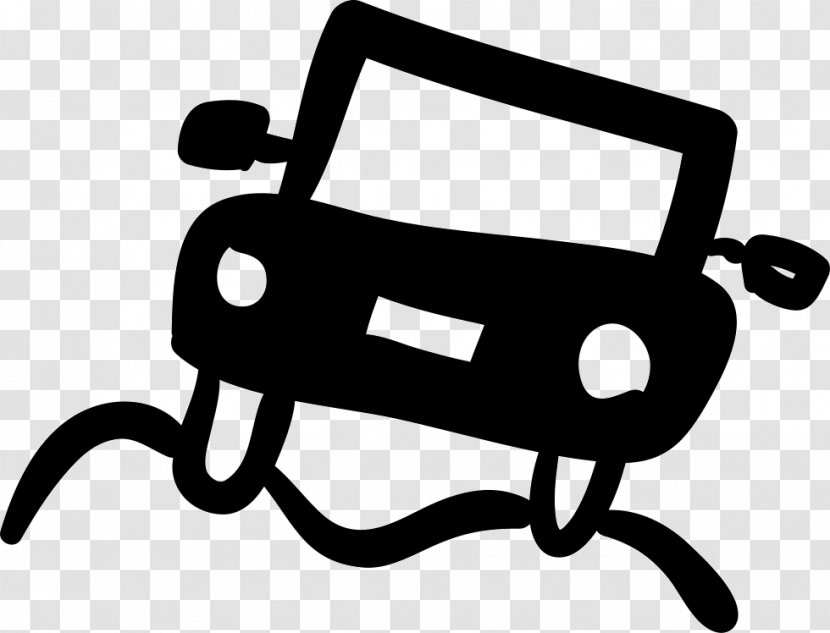Car Drawing - Black And White Transparent PNG