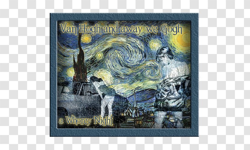 The Starry Night Over Rhône Café Terrace At Painting Post-Impressionism - Stock Photography - Van Gogh Transparent PNG