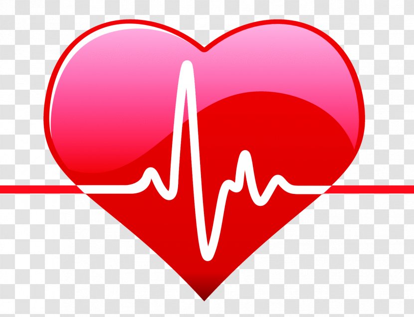 Health Heart Cardiovascular Disease Clip Art - Ecg Transparent PNG