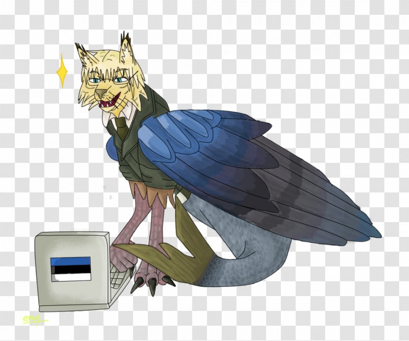 Bird Of Prey Wing Beak Character Transparent PNG