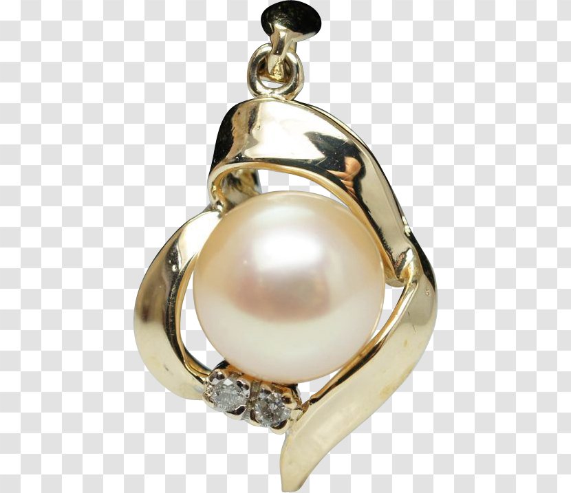 Pearl Earring Charms & Pendants Gold Body Jewellery Transparent PNG