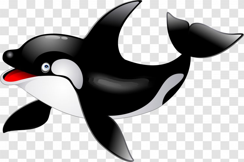 Killer Whale Baby Dolphin Clip Art - Marine Mammal Transparent PNG