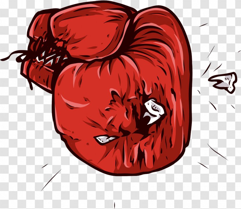 Boxing Glove Sticker Cartoon - Tree - Rupture Of Gloves Transparent PNG