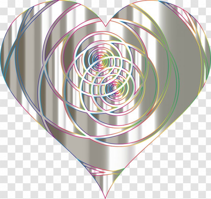 Dots Per Inch Spiral - Heart - Colorful Transparent PNG