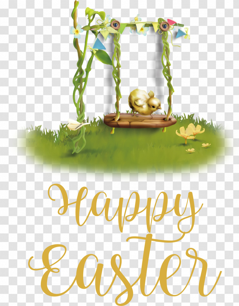 Happy Easter Chicken And Ducklings Transparent PNG