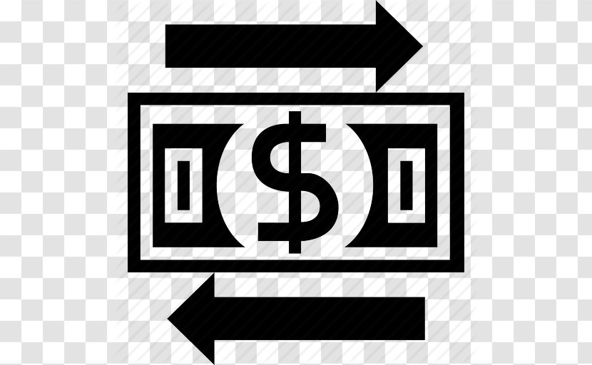 Wage Payment Business - Black And White - Free Stock Exchange Icon Transparent PNG