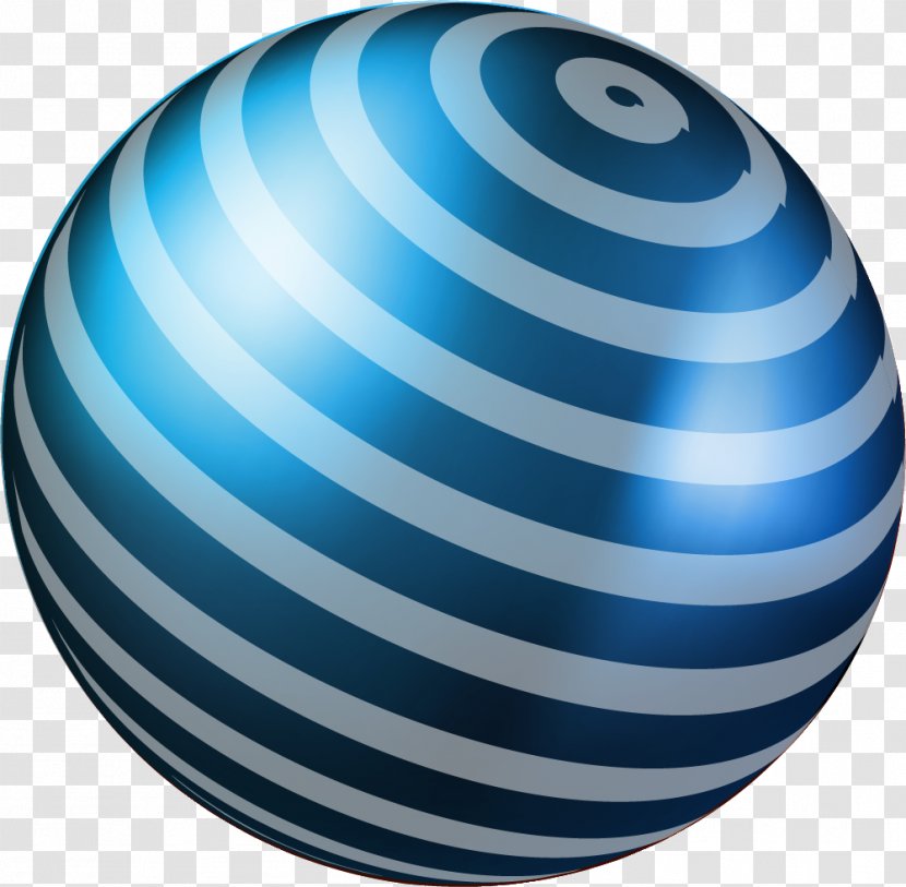 Ball Illustration - Royaltyfree - Hand Painted Blue Circle Transparent PNG