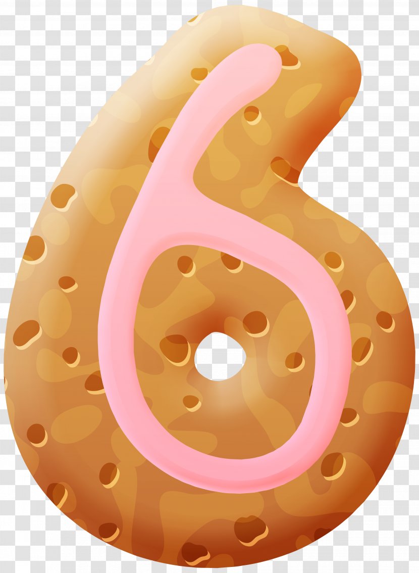 Number Six Clip Art - Youtube - Biscuit Clipart Image Transparent PNG