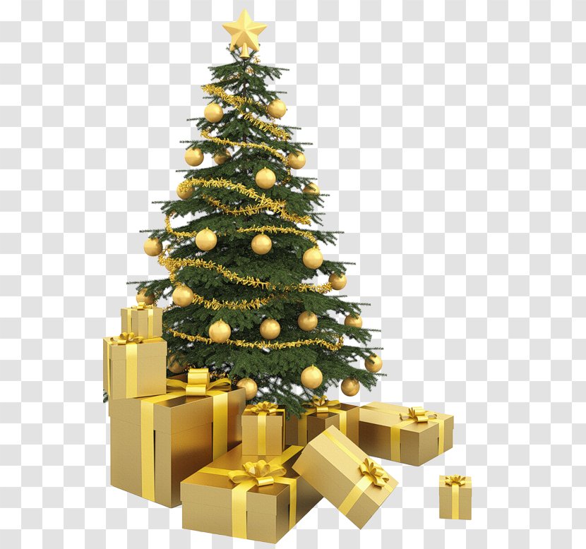 Santa Claus Artificial Christmas Tree Gift Transparent PNG