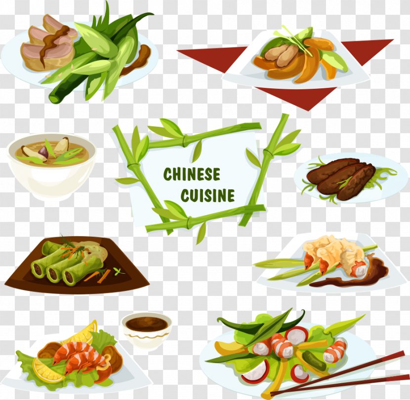 Chinese Cuisine Peking Duck Asian Egg Roll Dish - Garnish - Vector Vegetables And Food Transparent PNG