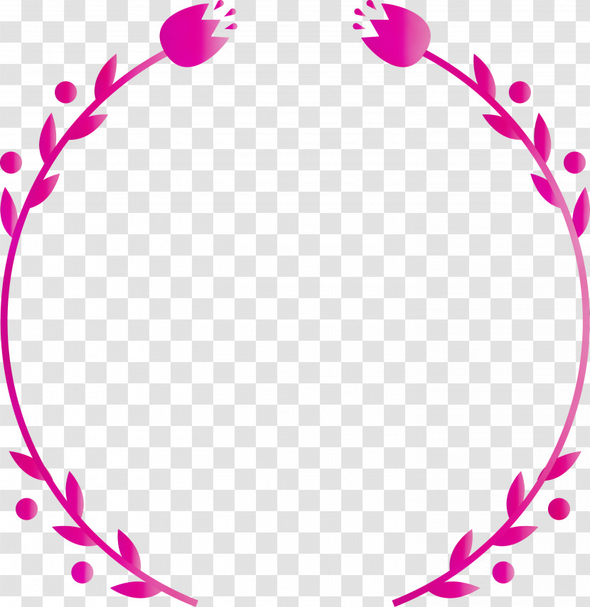 Pink Magenta Circle Heart Transparent PNG