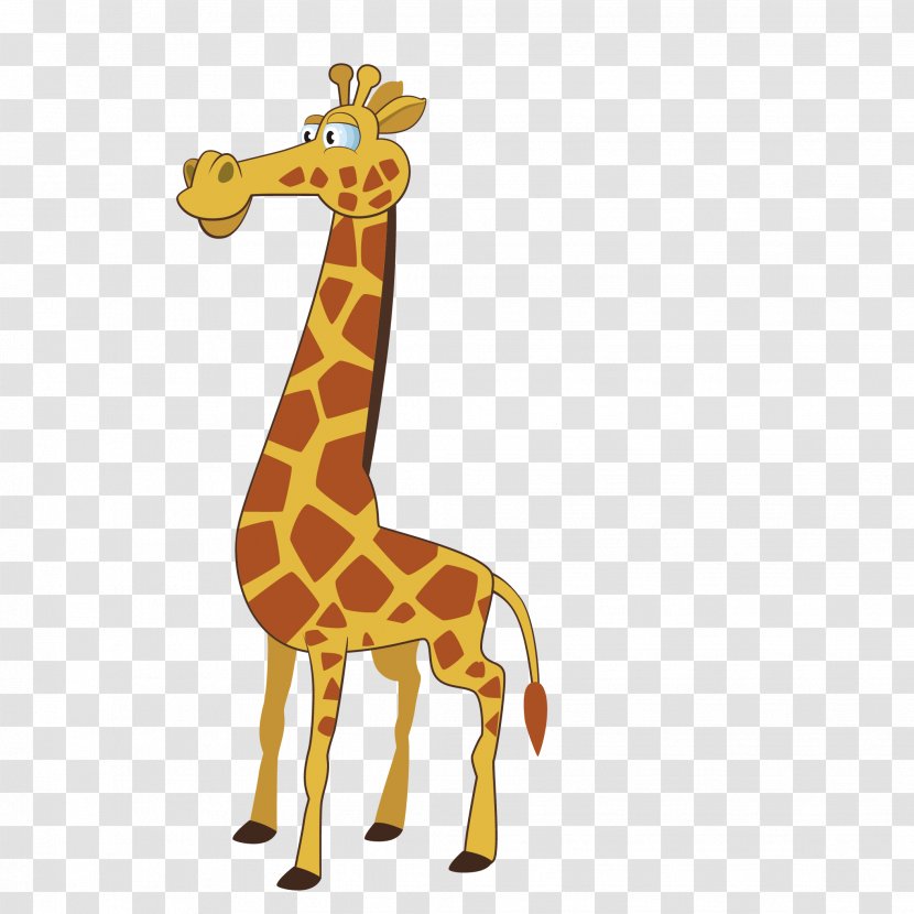 Vector Graphics Clip Art Image Giraffe - Cartoon Transparent PNG
