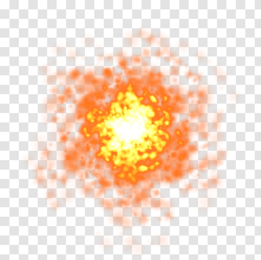 Fire Flame Explosion Clip Art - Orange Transparent PNG