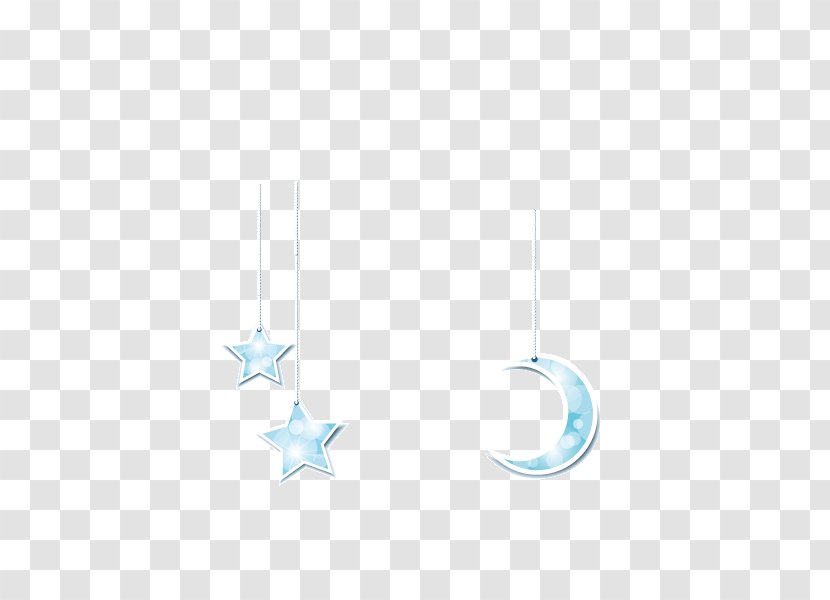 Blue Body Piercing Jewellery Pattern - Turquoise - Beijing And Decoration,Moon Stars,light Blue,Light,Christmas Transparent PNG
