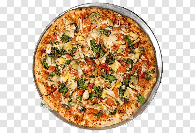 California-style Pizza Sicilian Vegetarian Cuisine Barbecue Chicken - Cheese - Best Burger Food Delicious Transparent PNG
