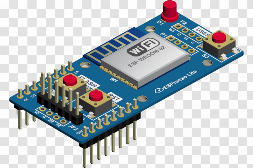 Microcontroller ESP8266 Arduino NodeMCU ESP32 - Integrated Circuits Chips - Hanging Board Transparent PNG