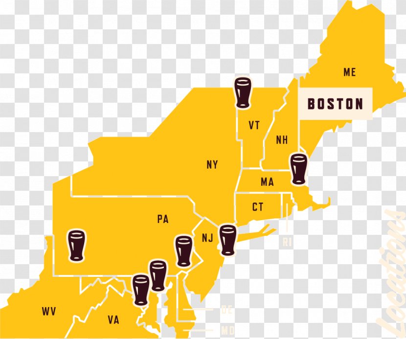 Beer Boston Brew Tours By City New York Brewery Map - Craft Transparent PNG