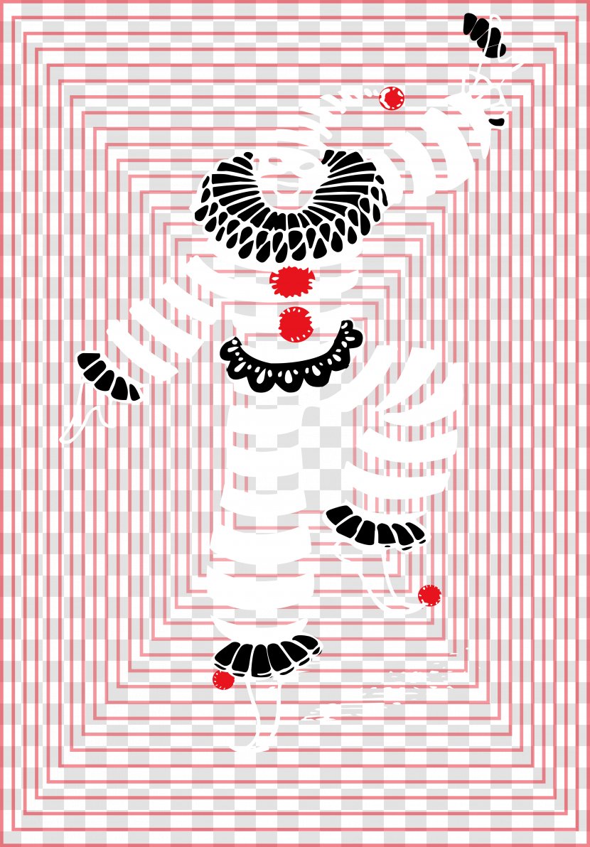 Cartoon Clown Circus Illustration - Silhouette Transparent PNG