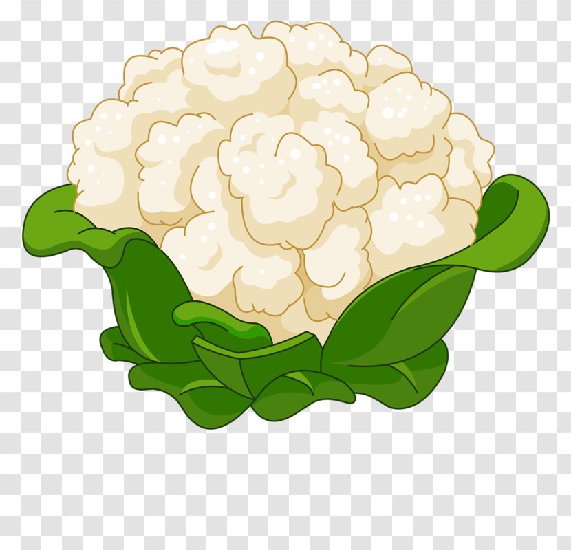 Cauliflower Cartoon Royalty-free Clip Art - Green - Delicious Transparent PNG