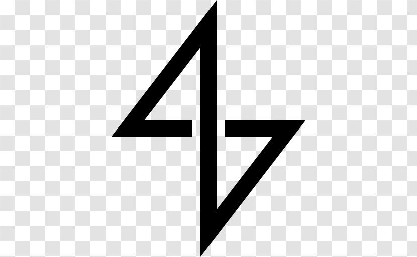 Triangle Logo - Black And White - Design Transparent PNG
