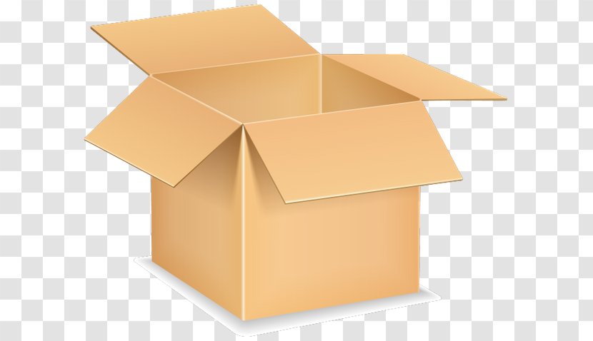 Package Delivery Angle - Cardboard - Design Transparent PNG