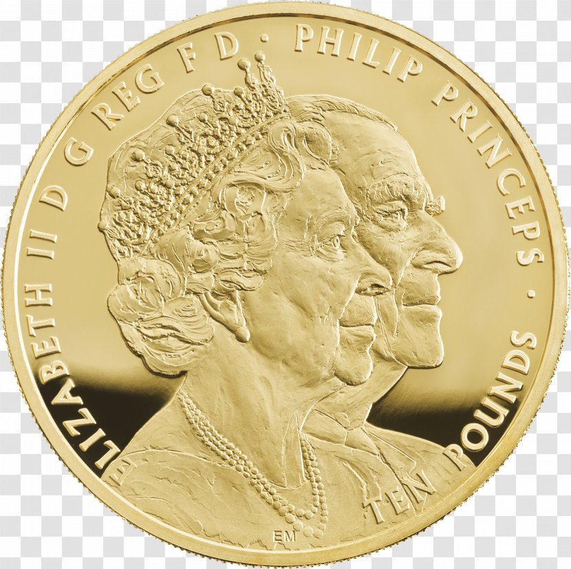 Royal Mint Coin Gold Wedding Anniversary - Lakshmi Transparent PNG