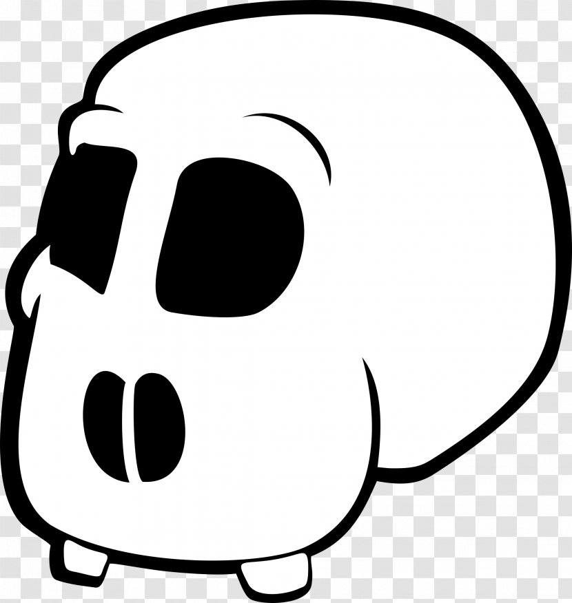 Skull Skeleton Clip Art - White - Skulls Transparent PNG