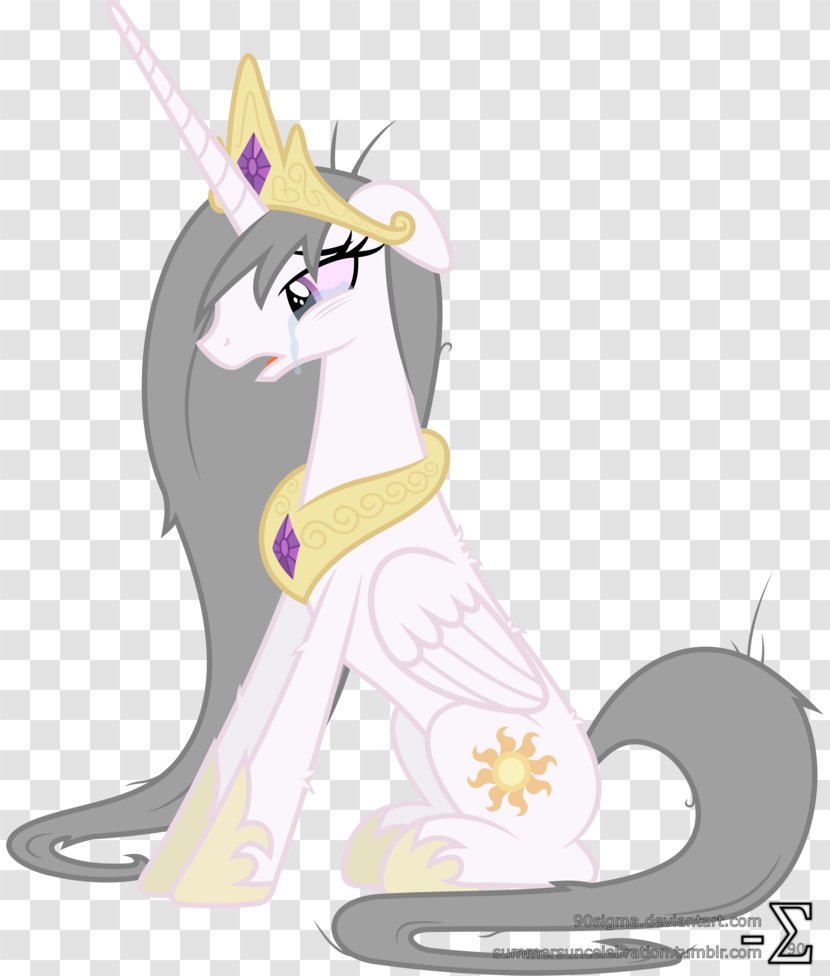 Princess Celestia Pony Luna - Cat Like Mammal - GREY WALLPAPER Transparent PNG