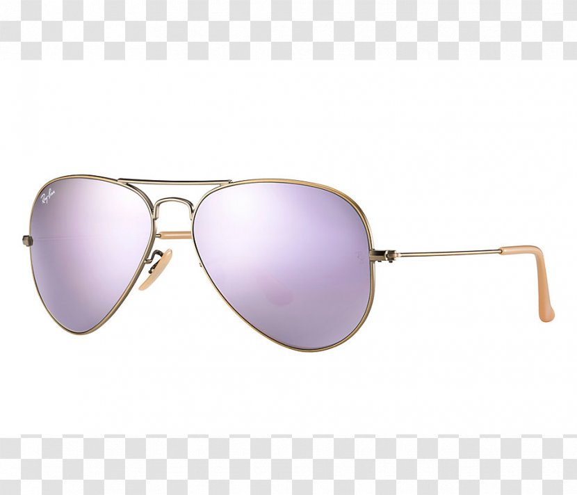 Aviator Sunglasses Ray-Ban Mirrored Clothing Accessories - Beige - Ray Transparent PNG