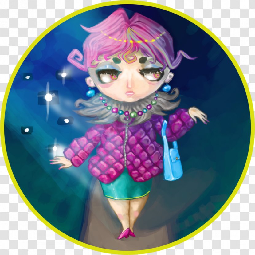 Fairy Cartoon Doll - Purple Transparent PNG