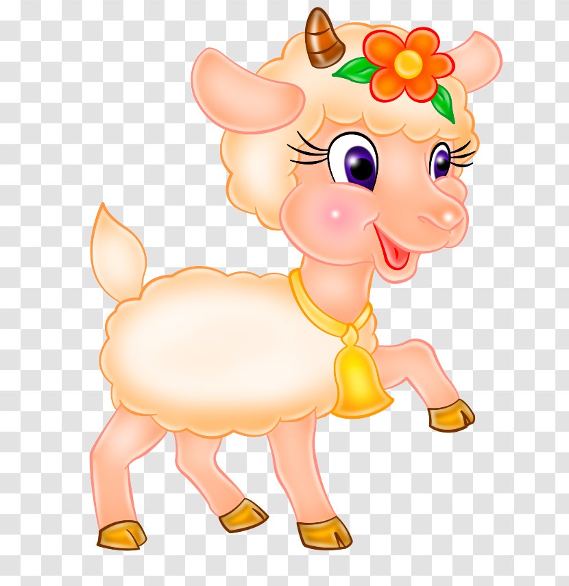 Clip Art Illustration Goat Sheep - Tail Transparent PNG