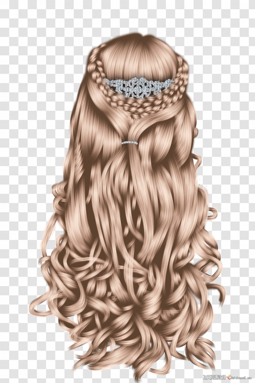 Hairstyle Braid Wig Blond - Hair - Princess Braided Transparent PNG
