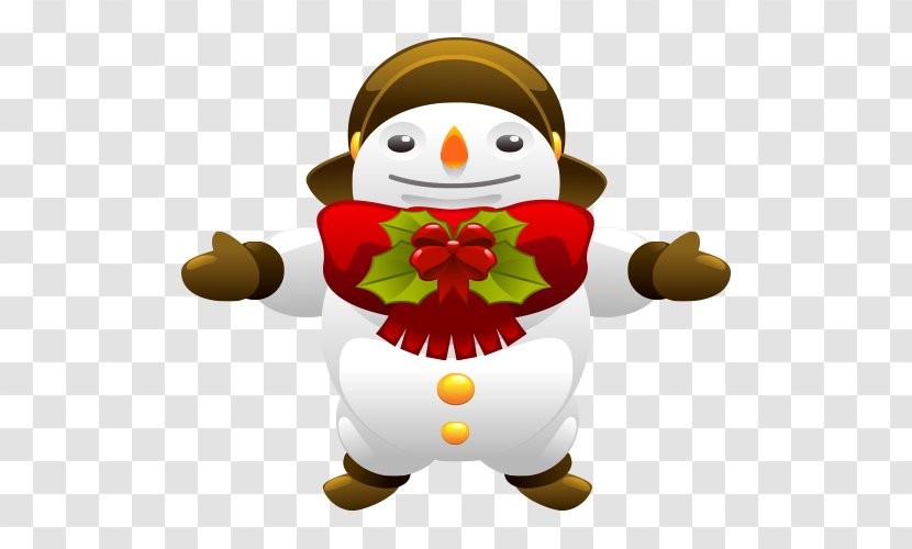 Santa Claus Christmas Snowman Royalty-free - Penguin - Cute And Vector Material Transparent PNG