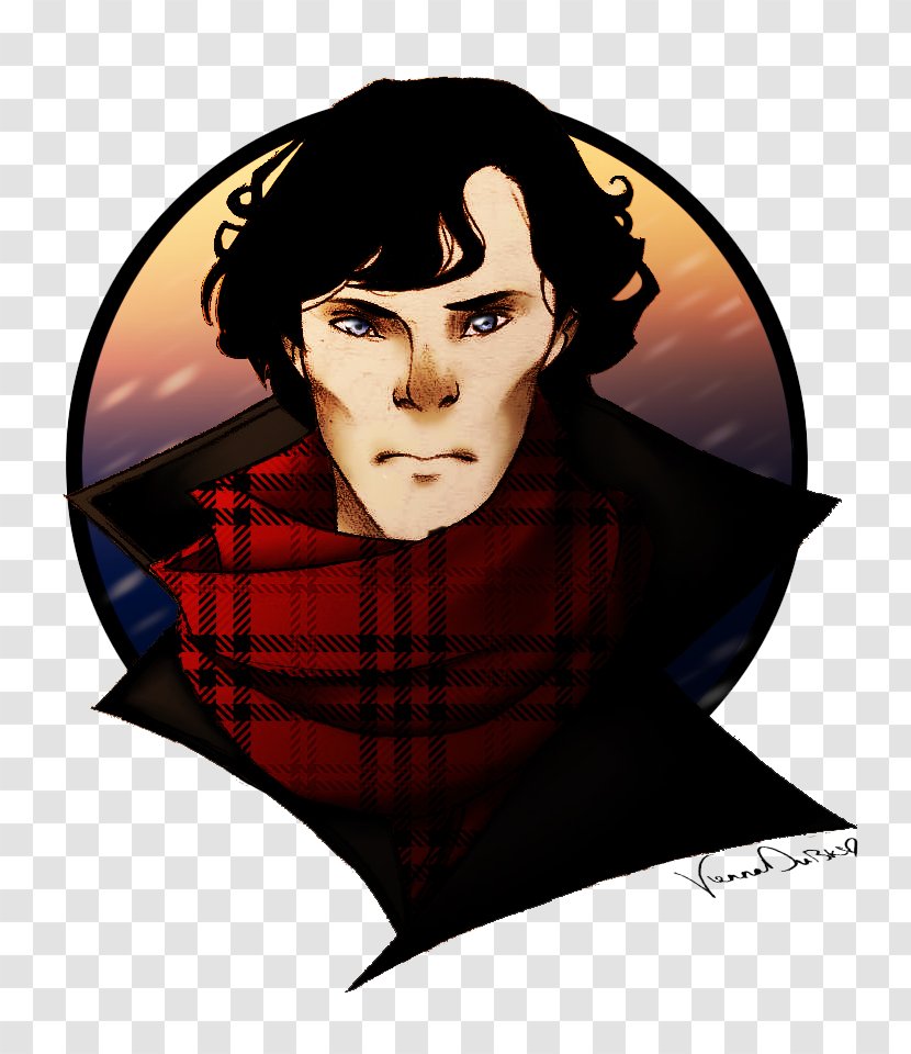 Sherlock Holmes Benedict Cumberbatch Drawing Art - Fictional Character Transparent PNG