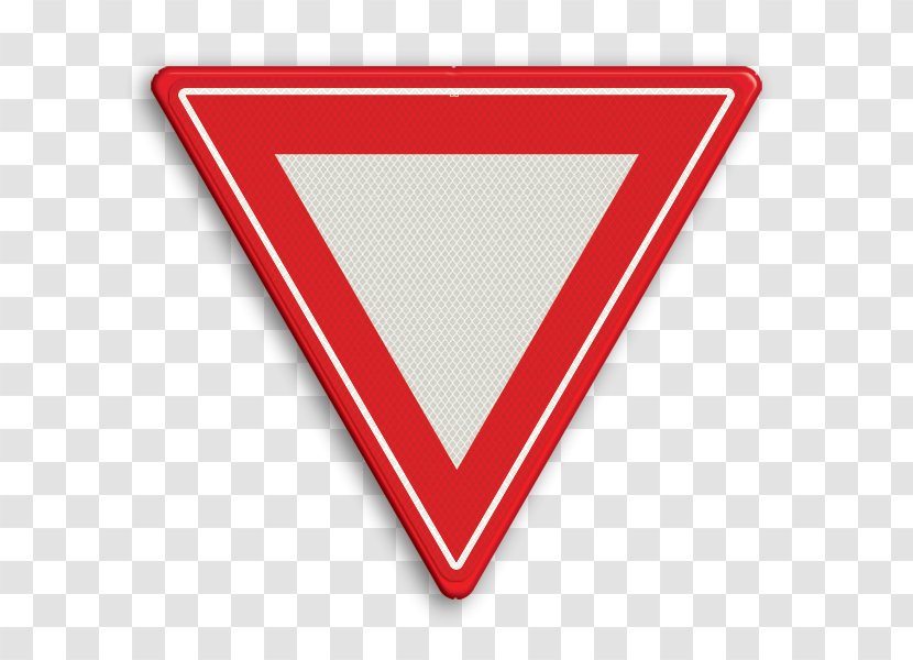 Hak Utama Pada Persimpangan Stop And Yield Lines Traffic Sign Voorrangsweg - Brand - Road Transparent PNG