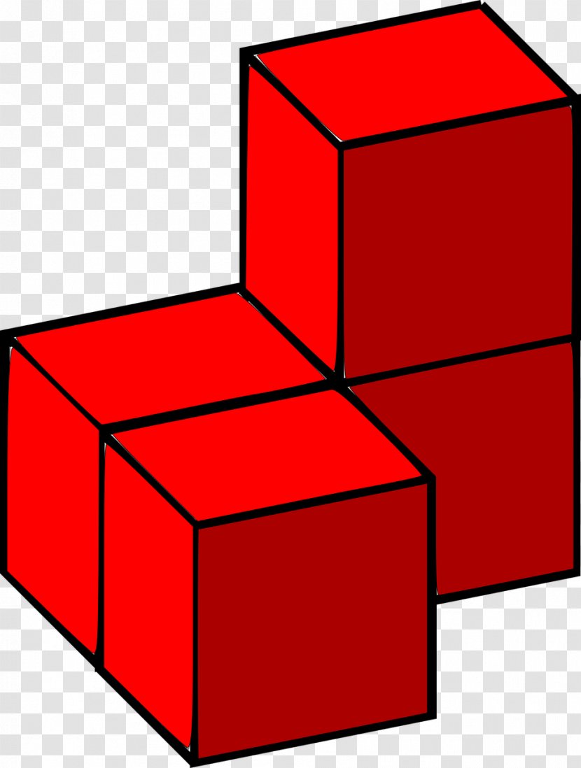 Tetris Toy Block 3D Computer Graphics Clip Art - Cube Transparent PNG