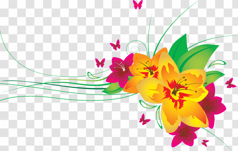 Lily Flower Floral Transparent PNG