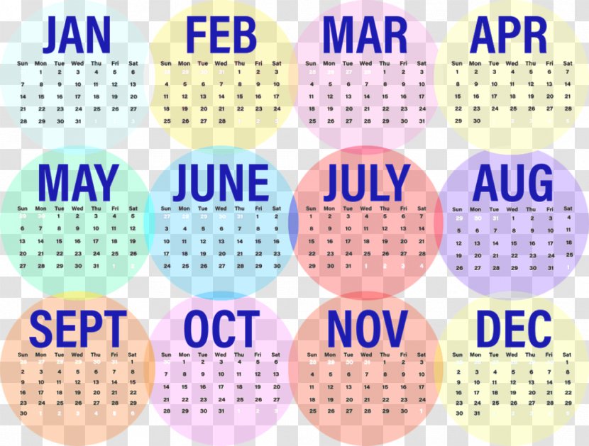 Calendar Product Design Brand - Area - 2018 Monthly Calanders Transparent PNG