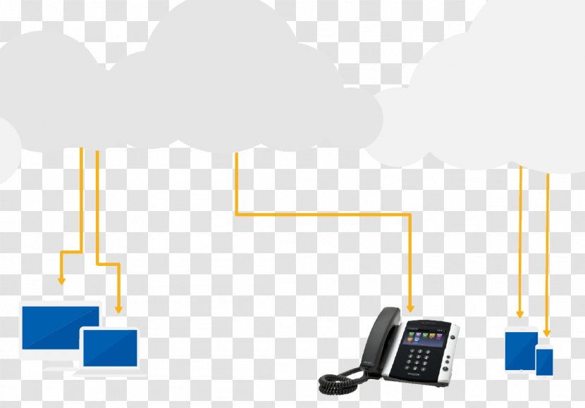 Polycom VVX 600 2200-44600-019 Desktop Phone With HD Voice & 16-Line Operation Telephone VoIP - Voip Transparent PNG