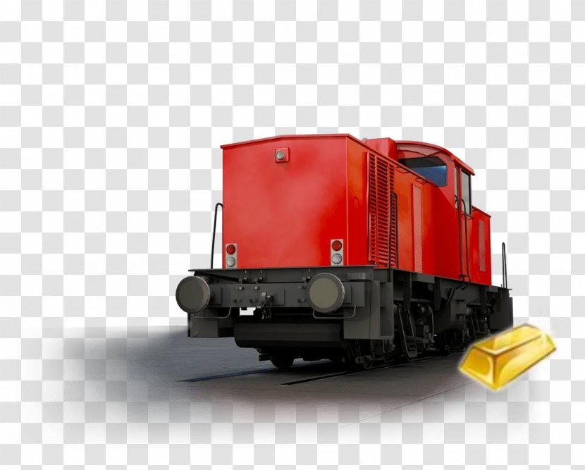 Railroad Car Train Rail Transport Locomotive - Vehicle Transparent PNG