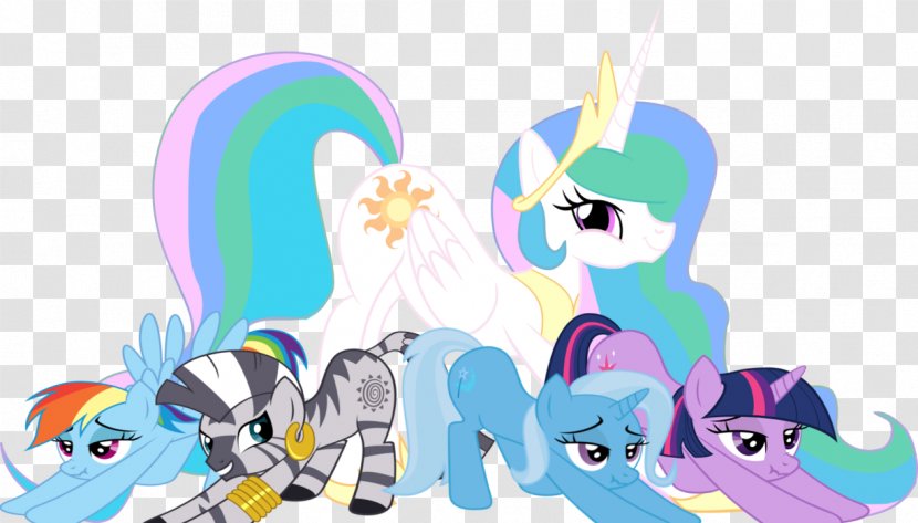 Pony Rainbow Dash Princess Celestia Twilight Sparkle Rarity - Frame - Silhouette Transparent PNG