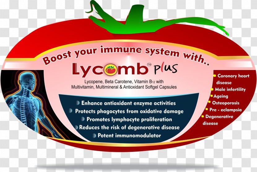 Dietary Supplement Lycopene Antioxidant Multivitamin - Lowers Risk Of Prostate Transparent PNG