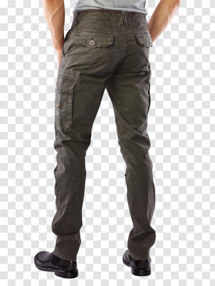 Jeans Cargo Pants Denim Cardigan - Trousers Transparent PNG