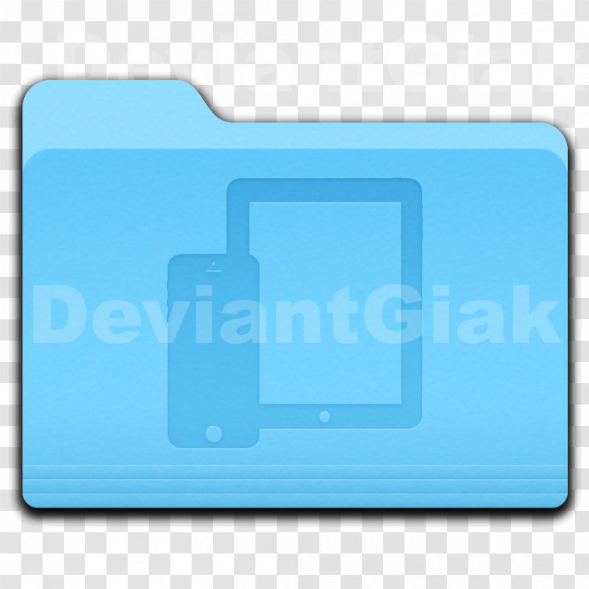 Rectangle Square - Azure - Folders Transparent PNG