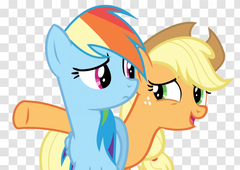 Applejack Rainbow Dash Pony Apple Bloom - Silhouette - Rain Bow Equestria Girls Ro Transparent PNG