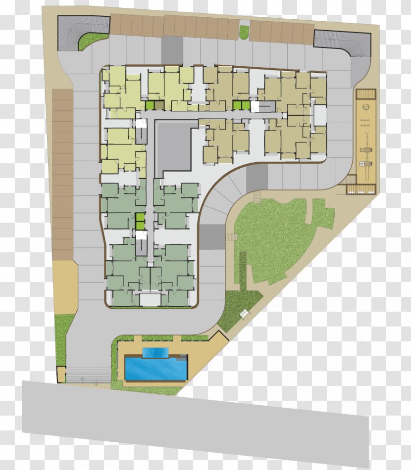 Residential Area Floor Plan Urban Design Land Lot Transparent PNG