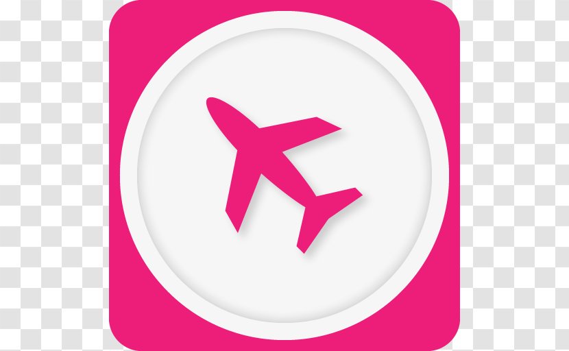 Pink Area Purple Symbol - Airplane Mode Transparent PNG